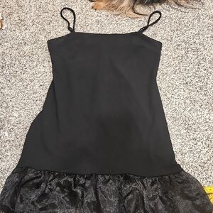 Lulu's Classic Black Dress Size XL